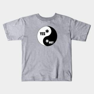 Yin and yang asterisk Kids T-Shirt